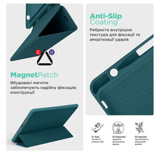 Чохол ARMORSTANDART Smart Fold Pen для Apple iPad 10.9 2024 / 2022 Pine Green (ARM74943)