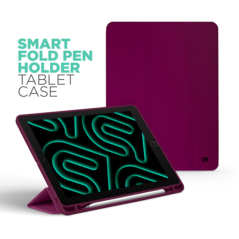 Чохол ARMORSTANDART Smart Fold Pen для Apple iPad 10.9 2024 / 2022 Plum (ARM74947) Матеріал штучна шкіра