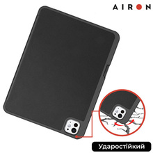 Чохол AIRON Premium SOFT для iPad Pro 11 2024 із плівкою та серветкою Black (4822352781128)