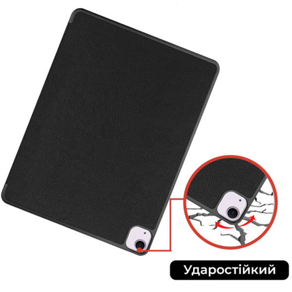 Чехол AIRON Premium SOFT для iPad Air 13 2024 с пленкой и салфеткой Black (4822352781130) Материал микрофибра