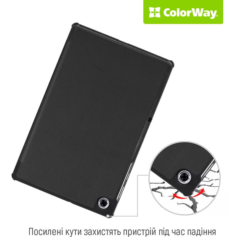 Чохол COLORWAY для Apple iPad Air 10.9” Black (CW-CTAIA109-BK) Матеріал пластик