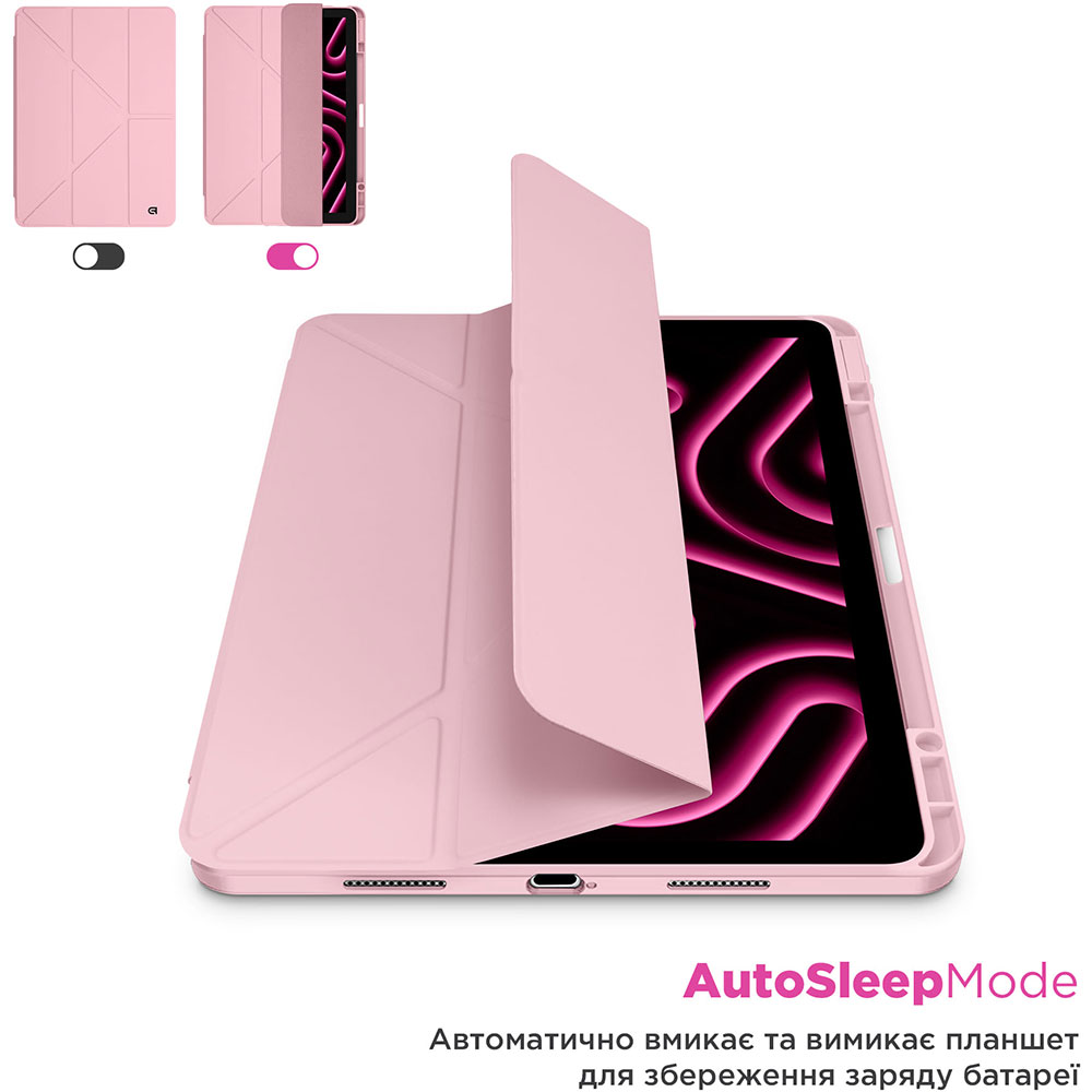 Чехол ARMORSTANDART Y-Type PEN для Apple iPad 10.2 (2021/2020/2019) Pink (ARM77499) Совместимость по модели Apple iPad 10.2 2020