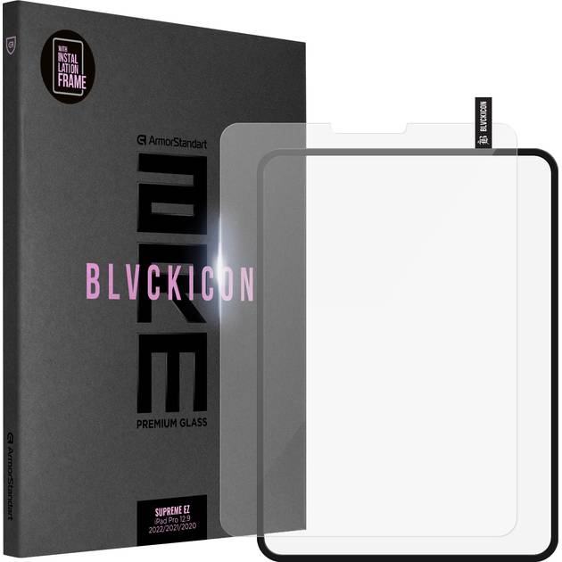 Защитное стекло ARMORSTANDART Supreme Black Icon для Apple iPad Pro 12.9 2022/2021/2020 (ARM78109)