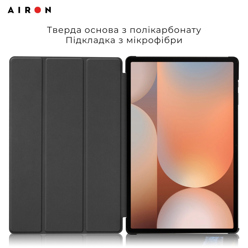 Зовнішній вигляд Чохол AIRON Premium для Samsung Galaxy Tab S10 Ultra 14.6 2024 Black (4822356758484)