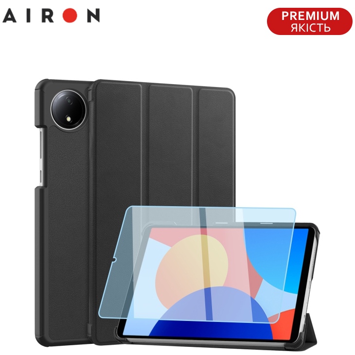 Чохол AIRON Premium для Xiaomi Redmi Pad SE 8.7" 2024 Black (4822356758486) Особливості блокування / пробудження