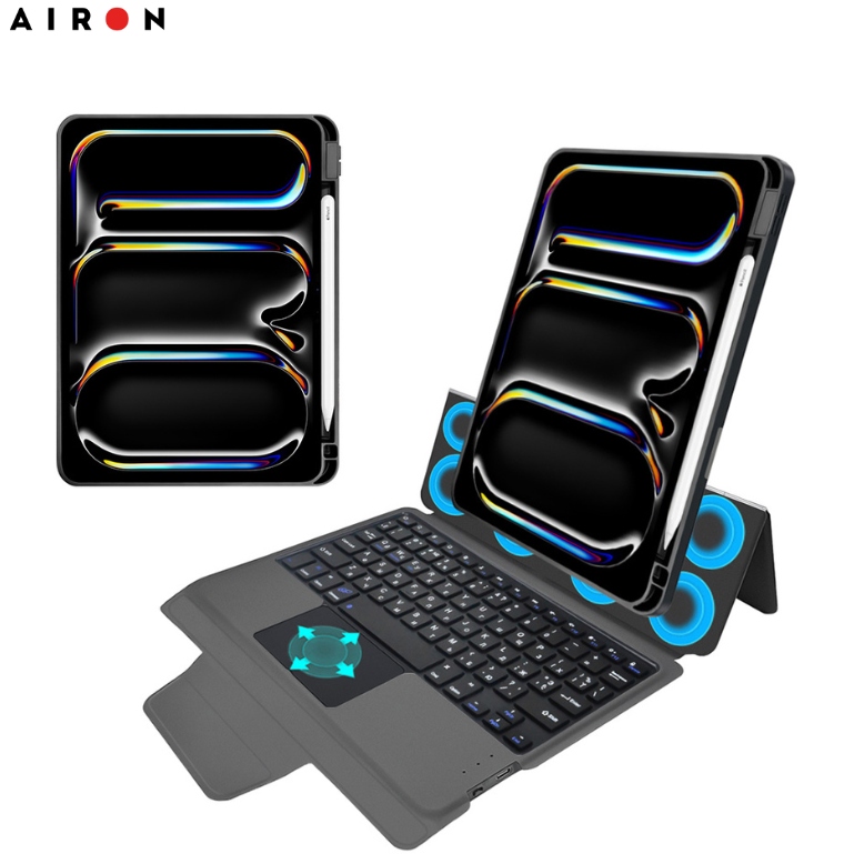 Замовити Чохол AIRON Premium для iPad Pro 13 2024 з інтегрованою клавіатурою (4822352781231)