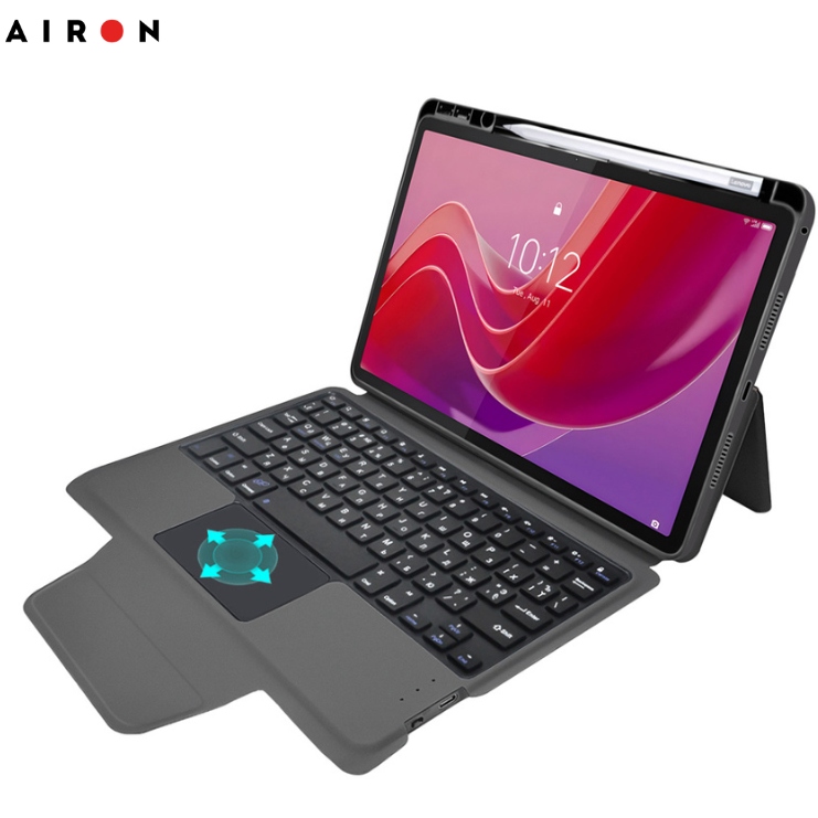 Зовнішній вигляд Чохол AIRON Premium для Lenovo Tab M11 з інтегрованою клавіатурою Black (4822352781233)