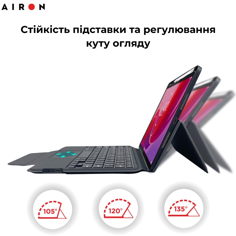 В Україні Чохол AIRON Premium для Lenovo Tab M11 з інтегрованою клавіатурою Black (4822352781233)