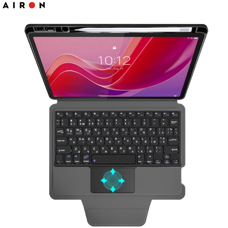 Чохол AIRON Premium для Lenovo Tab M11 з інтегрованою клавіатурою Black (4822352781233) Сумісність за моделлю Apple iPad Pro 13" (7 Gen)