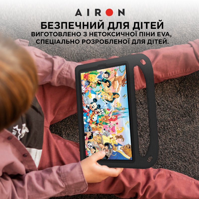 Зовнішній вигляд Чохол AIRON EVA Premium для Samsung Galaxy Tab A9 2023 чорний (4822352781126)