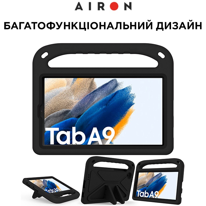 Фото Чехол AIRON EVA Premium для Samsung Galaxy Tab A9 2023 черный (4822352781126)