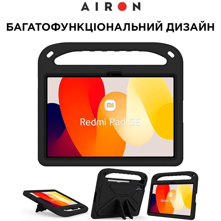 Фото Чехол AIRON EVA Premium для Xiaomi Redmi Pad SE 11" 2023 черный (4822352781133)