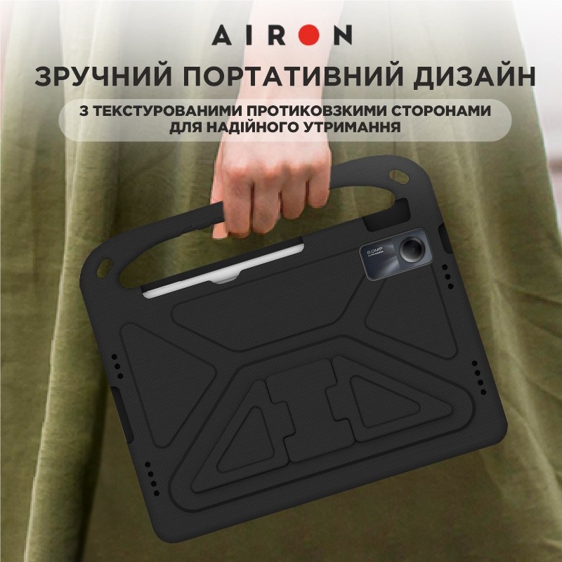 Чохол AIRON EVA Premium для Xiaomi Redmi Pad SE 11" 2023 чорний (4822352781133) Матеріал піна EVA