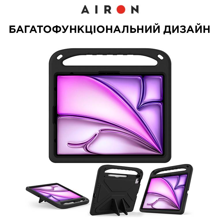 Фото Чехол AIRON EVA Premium для iPad Pro 13/Air 13 2024 черный (4822352781125)