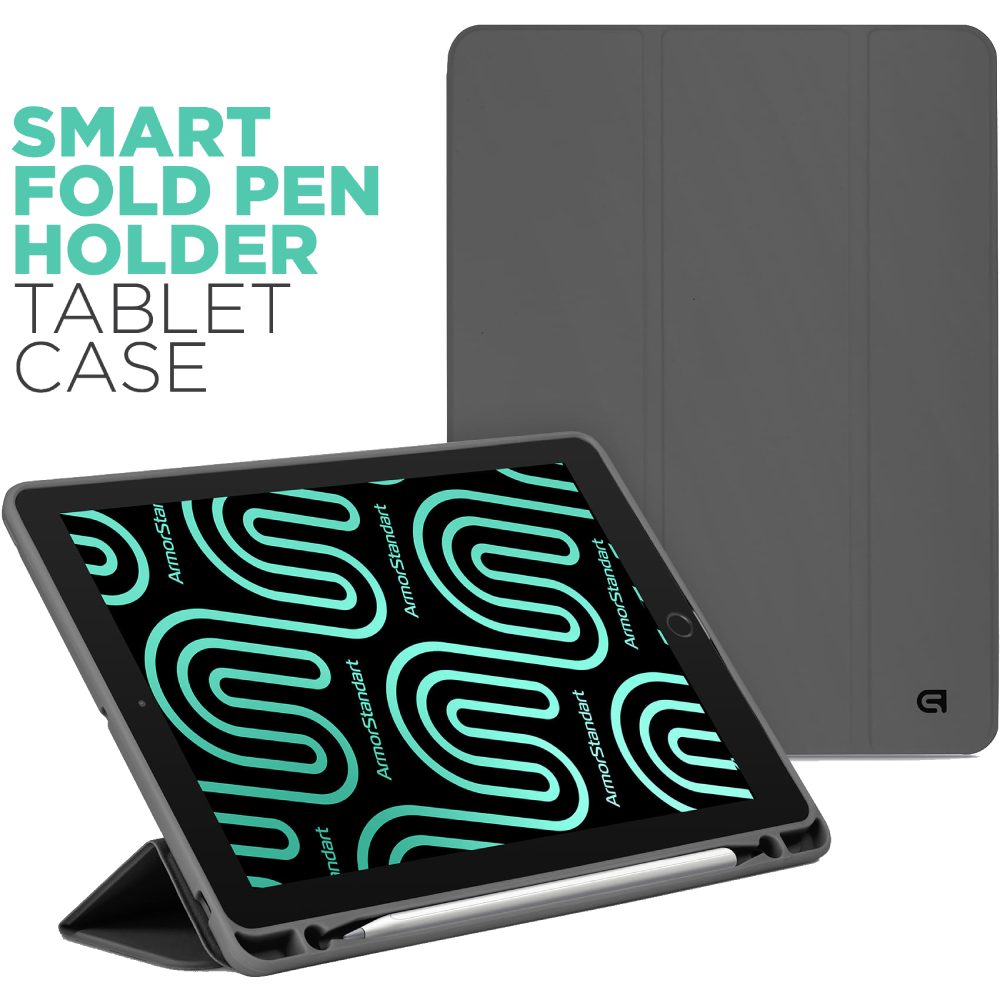 Чохол ARMORSTANDART Smart Fold Pen для Apple iPad Air 11 (2024) Dark Grey (ARM78116) Сумісність за моделлю Apple iPad Air" 11 (6 Gen)