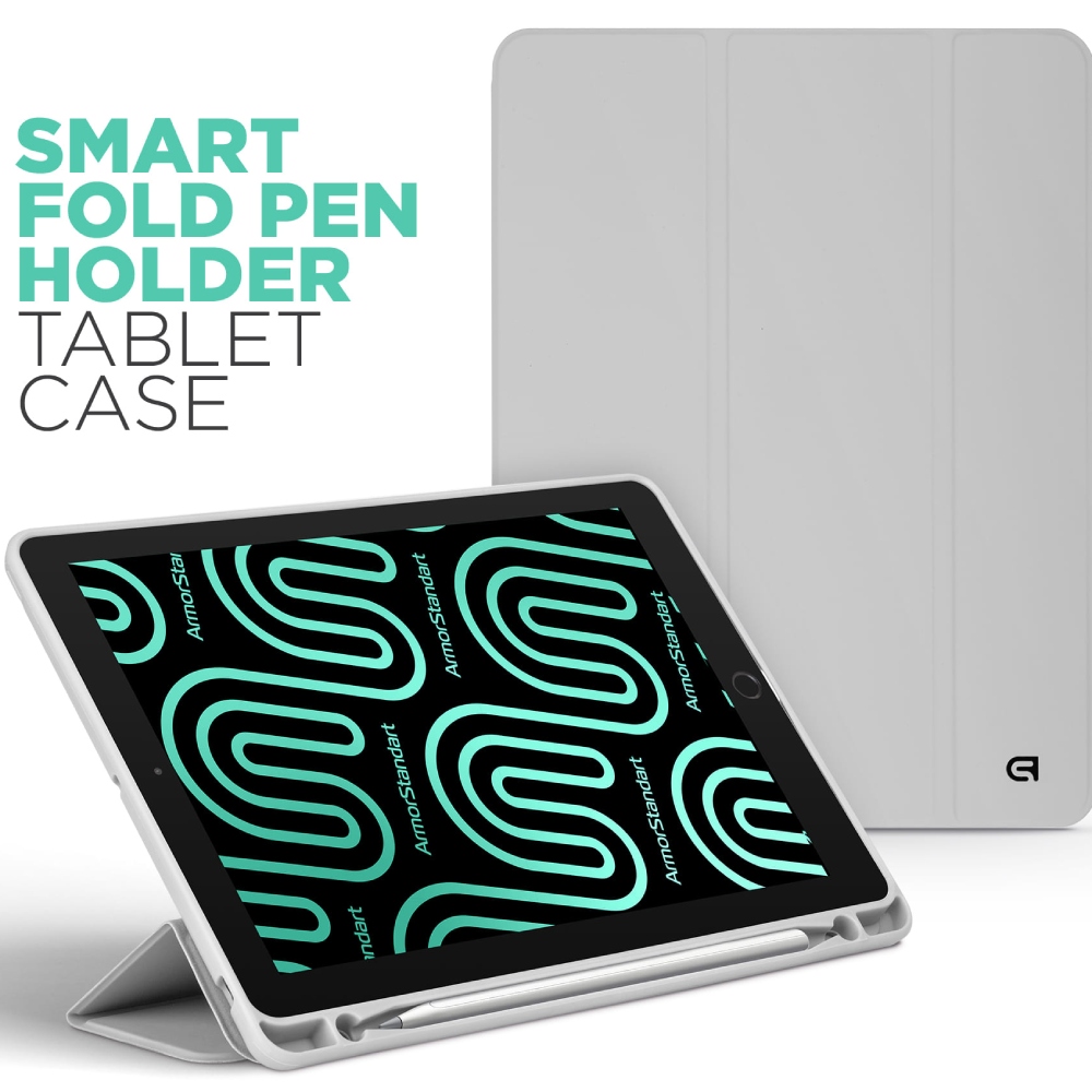 Чохол ARMORSTANDART Smart Fold Pen для Apple iPad Air 11 (2024) Light Grey (ARM78123) Сумісність за моделлю Apple iPad Air" 11 (6 Gen)