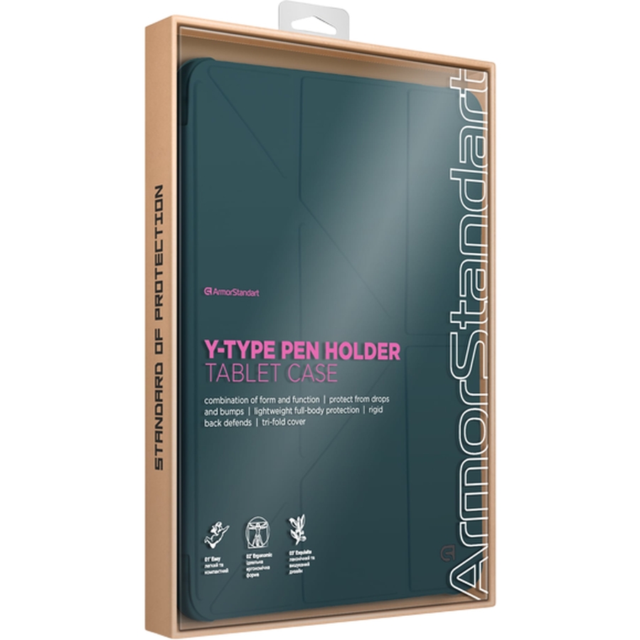 Покупка Чехол ARMORSTANDART Y-Type PEN для iPad 10.9 2024/2022 Pine Green (ARM77502)