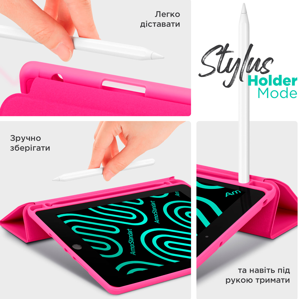 Чохол ARMORSTANDART Smart Fold Pen для Xiaomi Redmi Pad Pro/Poco Pad Rose Red (ARM81436) Сумісність за моделлю Xiaomi Redmi Pad Pro