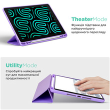 Чохол ARMORSTANDART Smart Fold Pen для iPad mini 2024/mini 6 Light Purple (ARM82829)