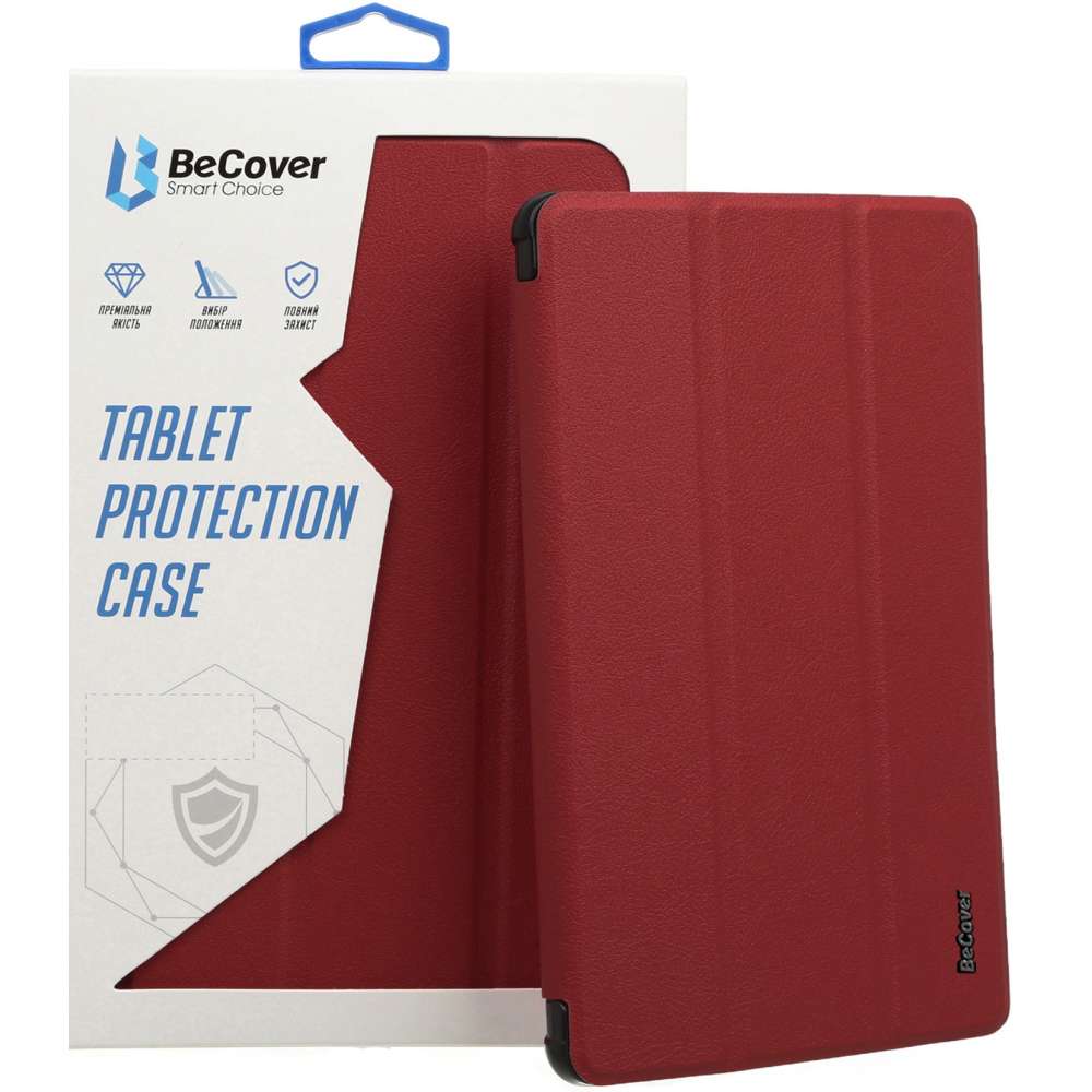 Чохол BECOVER Smart Case для Lenovo Tab TB-311FU 10.1" Red Wine (713112) Матеріал пластик
