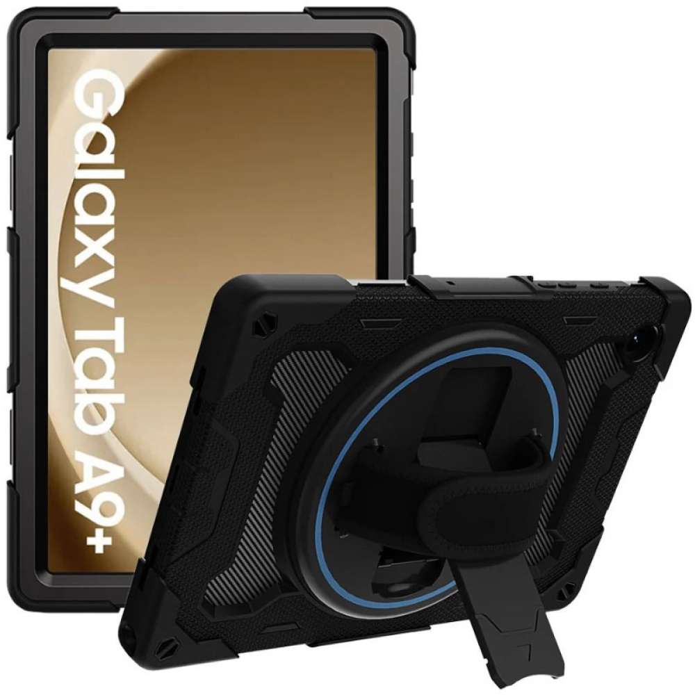 Чехол BECOVER Horizontal handle для Samsung Galaxy Tab A9 Plus SM-11.0" Black (712915)