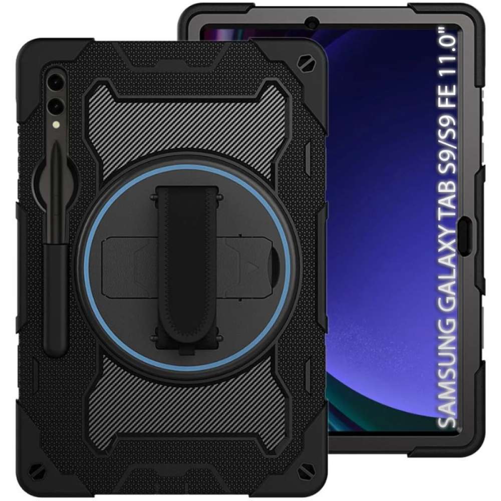 Чохол BECOVER (Horizontal handle) Samsung Galaxy Tab S9/S9 FE 11.0" Black (712916)