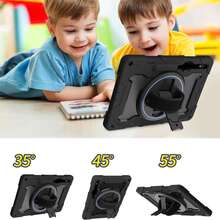Чехол BECOVER Horizontal handle для Samsung Galaxy Tab S9 Plus/S9 FE Plus 12.4" Black (712917)
