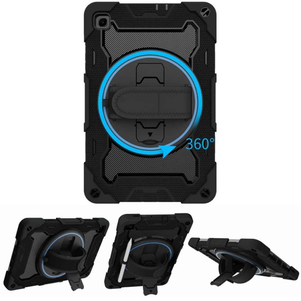 Чехол BECOVER Horizontal handle Samsung Galaxy Tab S6 Lite 10.4 P610/P613/P619 Black (712918) Материал поликарбонат