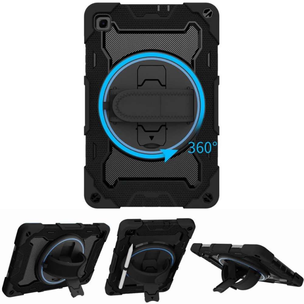 Чехол BECOVER Horizontal handle Samsung Galaxy Tab S6 Lite 10.4" P620/P625/P627 Black (712919) Материал силикон