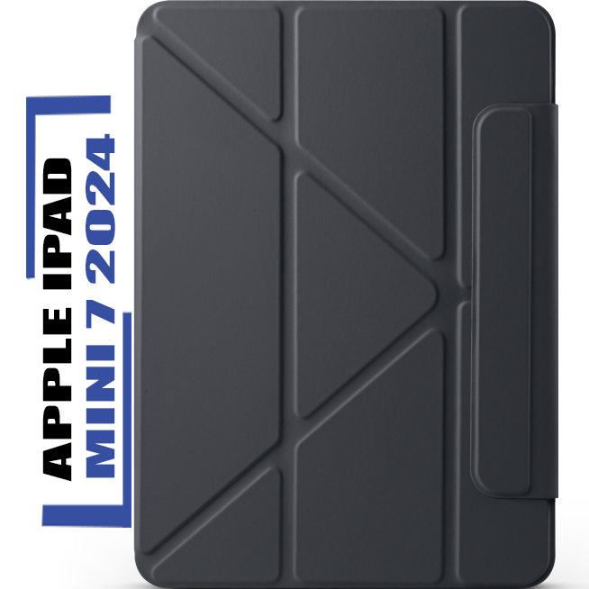 Фото Чехол BECOVER Ultra Slim Origami Magnetic для Apple iPad Mini 7 2024 Black (712947)