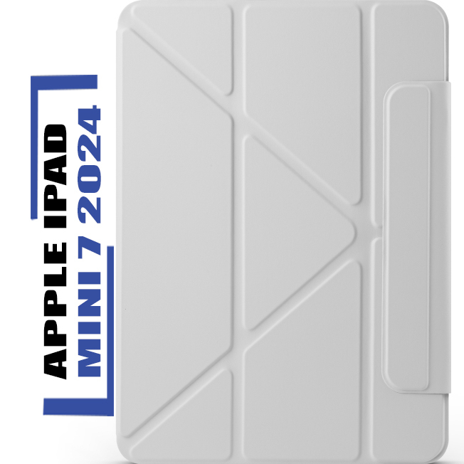 Фото Чехол BECOVER Ultra Slim Origami Magnetic для Apple iPad Mini 7 2024 Gray (712949)