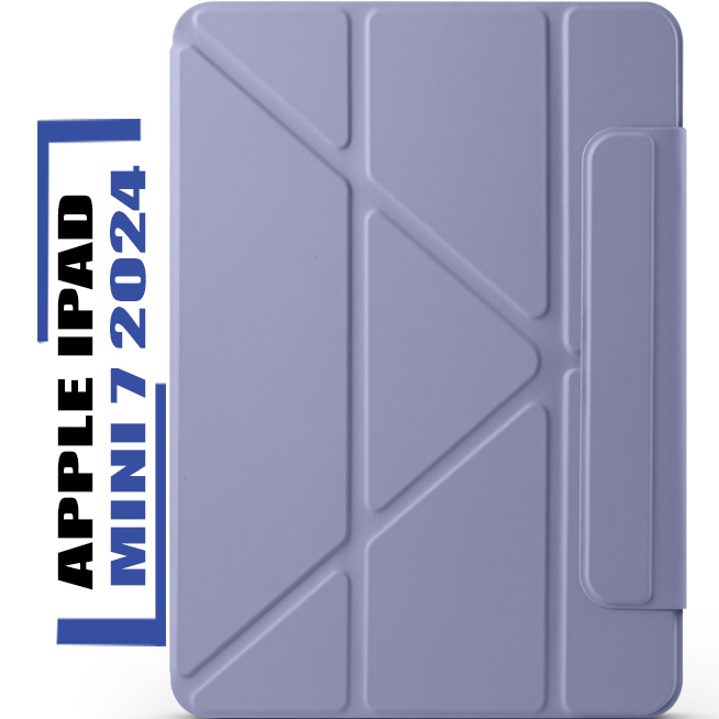 Фото Чехол BECOVER Ultra Slim Origami Magnetic для Apple iPad Mini 7 2024 Deep Purple (712950)