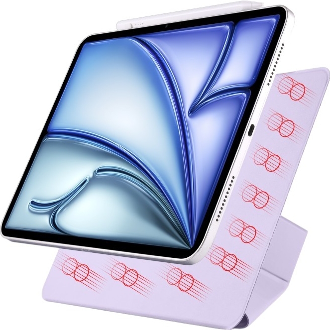 Чохол BECOVER Ultra Slim Origami Magnetic для Apple iPad Mini 7 2024 Purple (712951) Матеріал мікрофібра