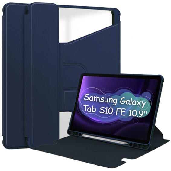 Чехол BECOVER 360° Rotatable Samsung Galaxy Tab S10 FE (SM-X520/SM-X526) 10.9" Deep Blue (713314)