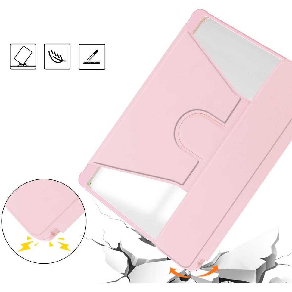 Чохол BECOVER 360° Rotatable Samsung Galaxy S10 FE SM-X520/SM-X526 10.9" Pink (713317) Матеріал штучна шкіра