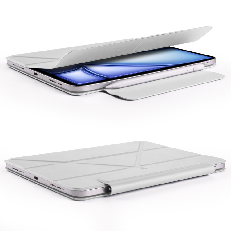 Зовнішній вигляд Чохол BECOVER Ultra Slim Origami Magnetic для Apple iPad Air 11" M2/M3 2024/2025 Gray (712958)