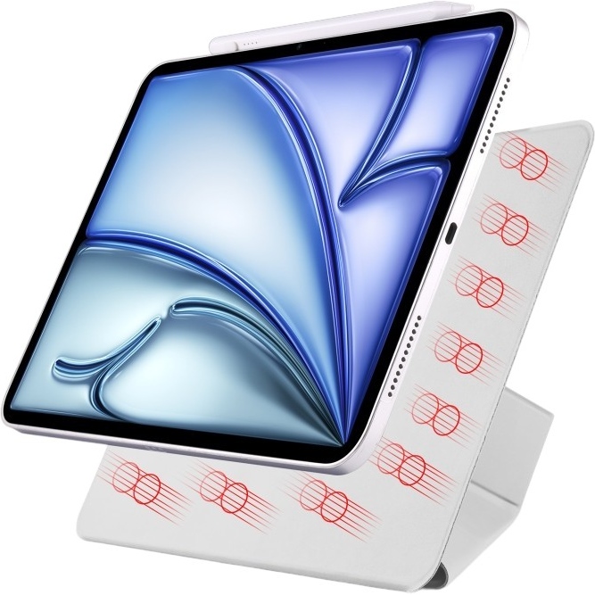 Чохол BECOVER Ultra Slim Origami Magnetic для Apple iPad Air 11" M2/M3 2024/2025 Gray (712958) Матеріал пластик