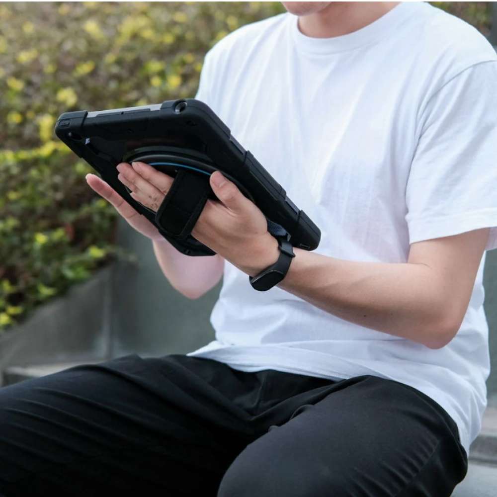 Чехол BECOVER Horizontal handle для Apple iPad Pro 11" M4 2024 Black (712912) Материал силикон