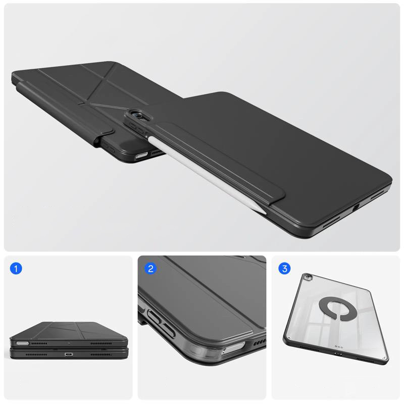 Чохол BECOVER Ultra Slim Origami Flex для Apple iPad Air 11" M2/M3 (2024/2025) Black (712975) Особливості магнітний фіксатор