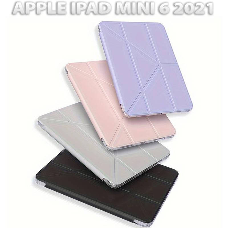 Фото Чехол BECOVER Ultra Slim Origami Transparent для Apple iPad Mini 6 2021 Black (712930)