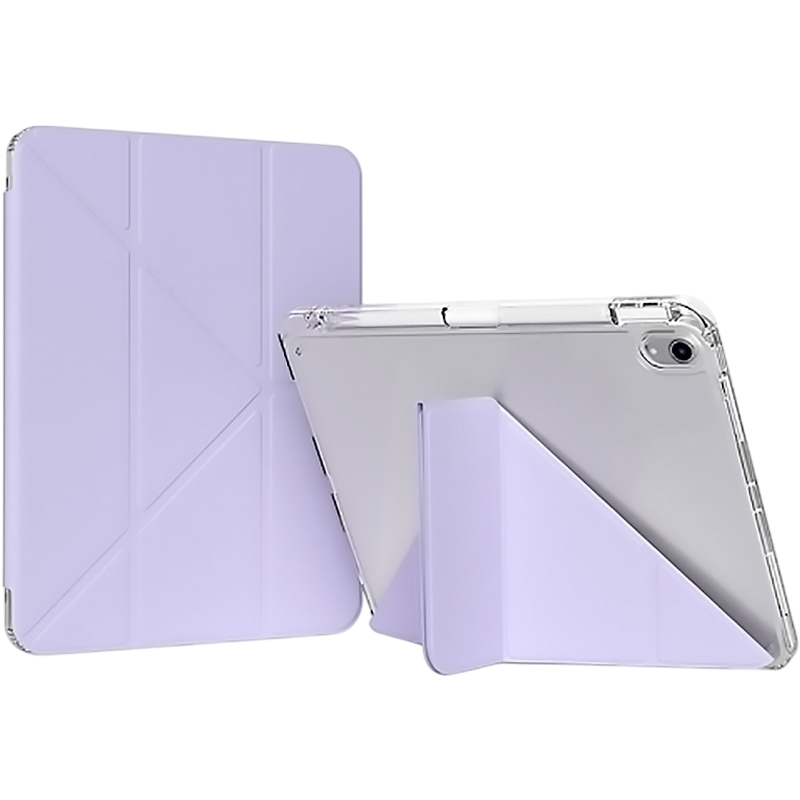 Чохол BECOVER Ultra Slim Origami Transparent для Apple iPad Mini 6 2021 Purple (712933)