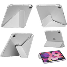 Чехол BECOVER Ultra Slim Origami Transparent для Apple iPad Mini 7 2024 Gray (712935)
