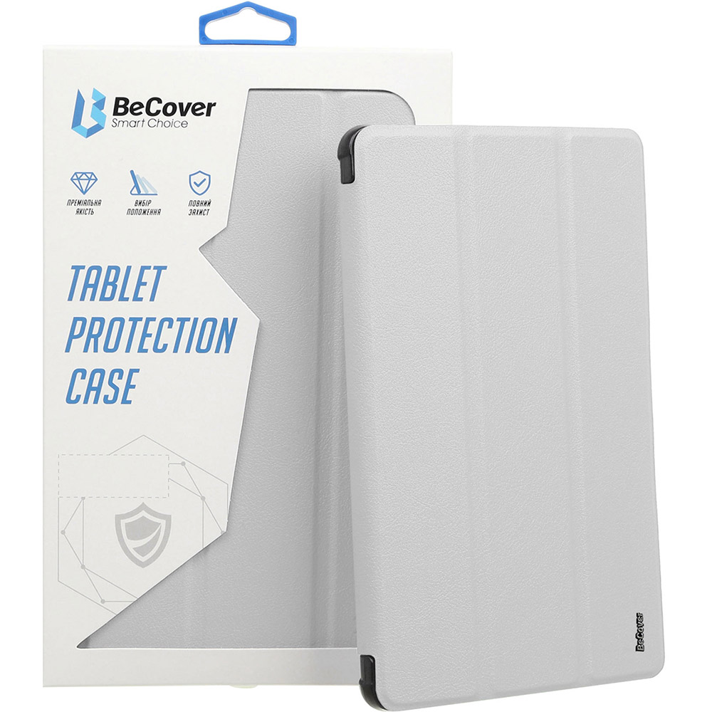 Внешний вид Чехол BECOVER Ultra Slim Origami Transparent для Apple iPad Mini 7 2024 Gray (712935)