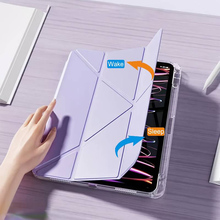 Чехол BECOVER Ultra Slim Origami Transparent для Apple iPad Mini 7 2024 Purple (712937)