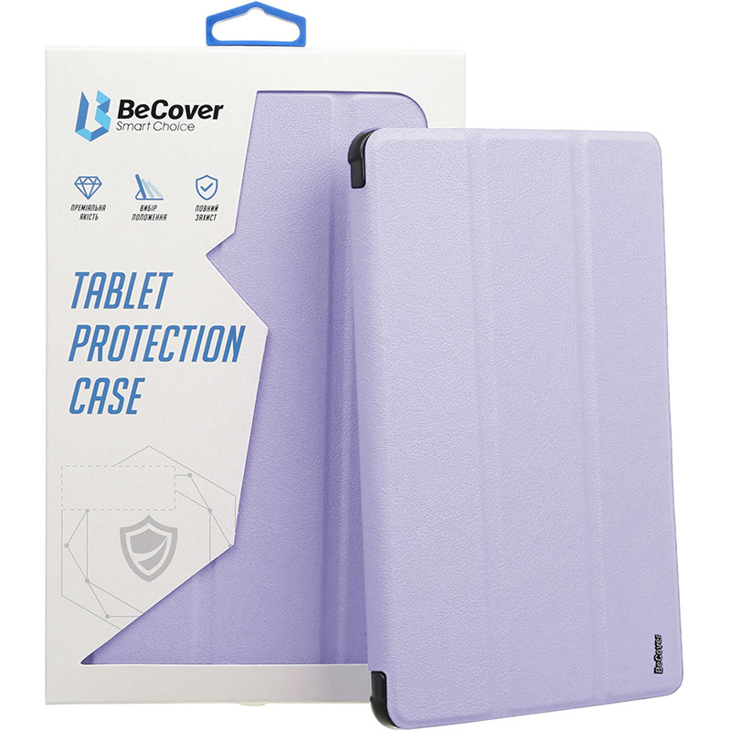Внешний вид Чехол BECOVER Ultra Slim Origami Transparent для Apple iPad Mini 7 2024 Purple (712937)