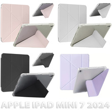 Чехол BECOVER Ultra Slim Origami Transparent для Apple iPad Mini 7 2024 Purple (712937)