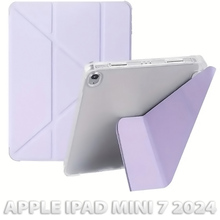 Чехол BECOVER Ultra Slim Origami Transparent для Apple iPad Mini 7 2024 Purple (712937)