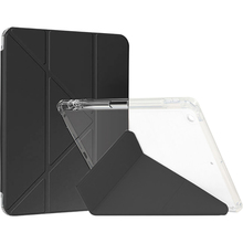 Чехол BECOVER Ultra Slim Origami Transp с креплением Apple Pencil для iPad 10.2 2019/2020/2021 Black (711098)