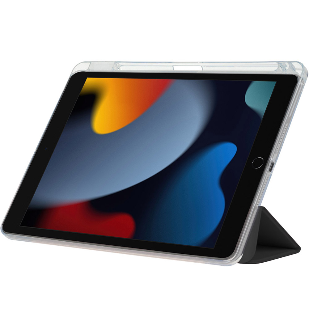 Чехол BECOVER Ultra Slim Origami Transp с креплением Apple Pencil для iPad 10.2 2019/2020/2021 Black (711098) Совместимость по модели Apple iPad 10.2 2020