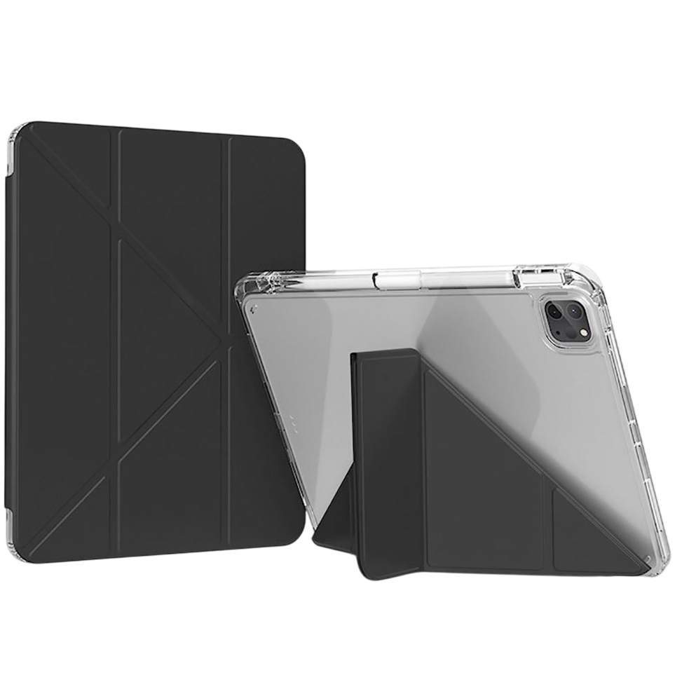 Чохол BECOVER Ultra Slim Origami Transparent для Apple iPad Pro 12.9 2020/2021/2022 Black (711694) Сумісність за брендом Apple